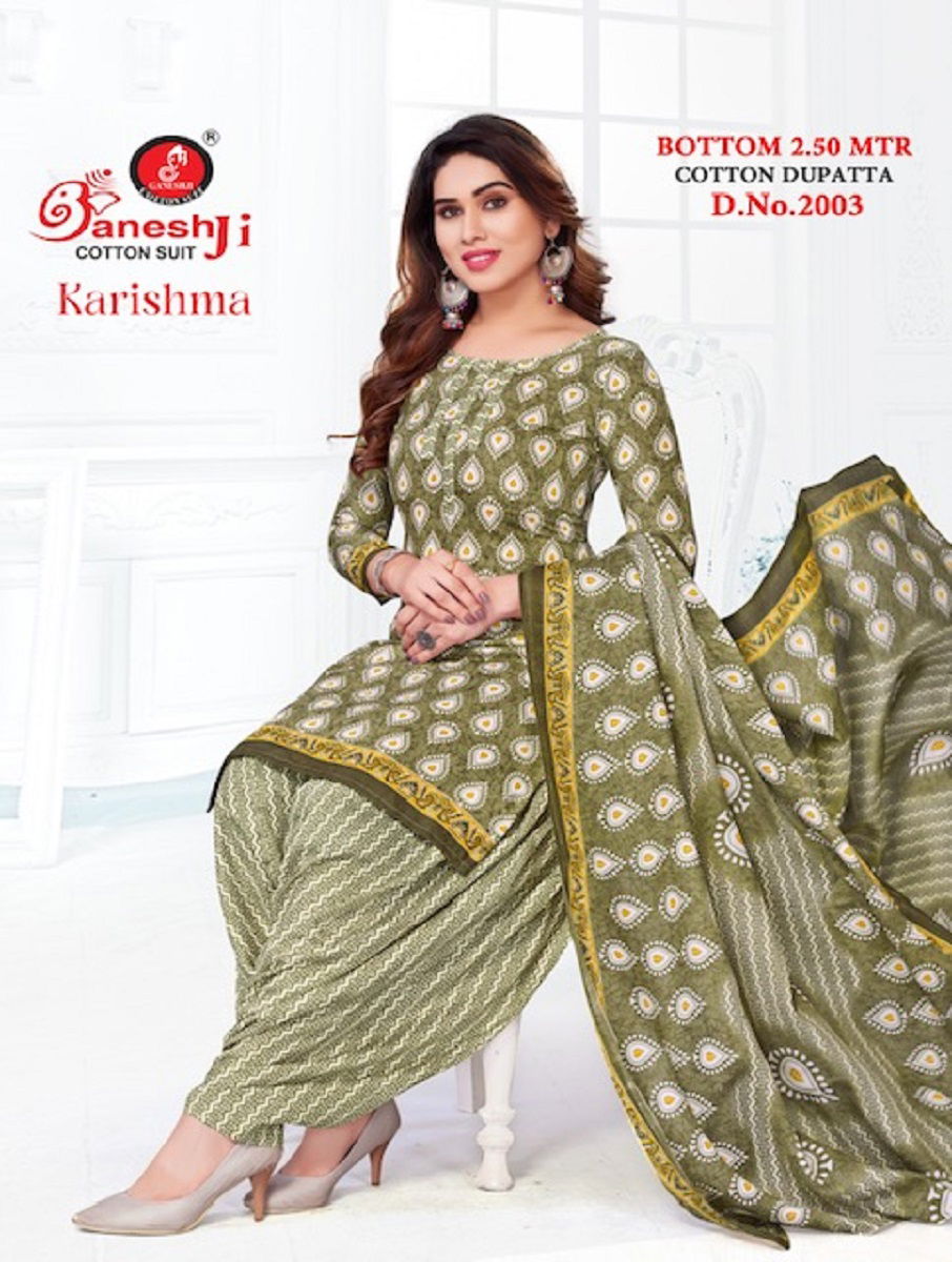 Ganeshji Karishma 2 Indo Cotton Printed Dress Material
